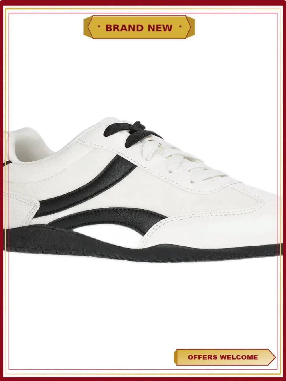 Boys Slim Faux Suede Sneakers Memory Foam Lace Up
